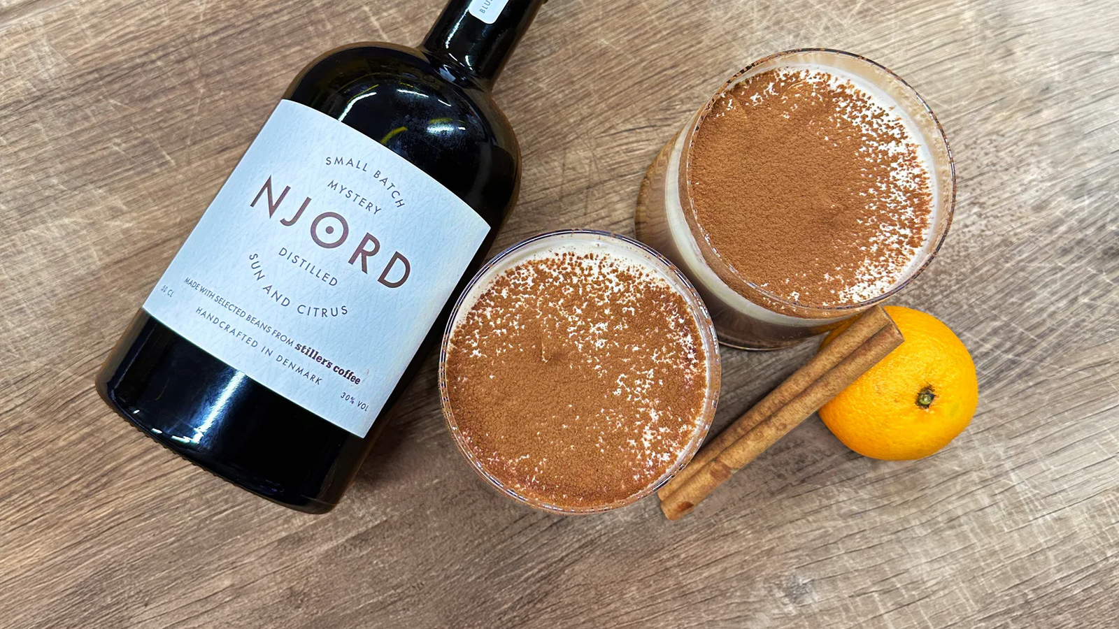 Spiked Clementine Mocha Latte