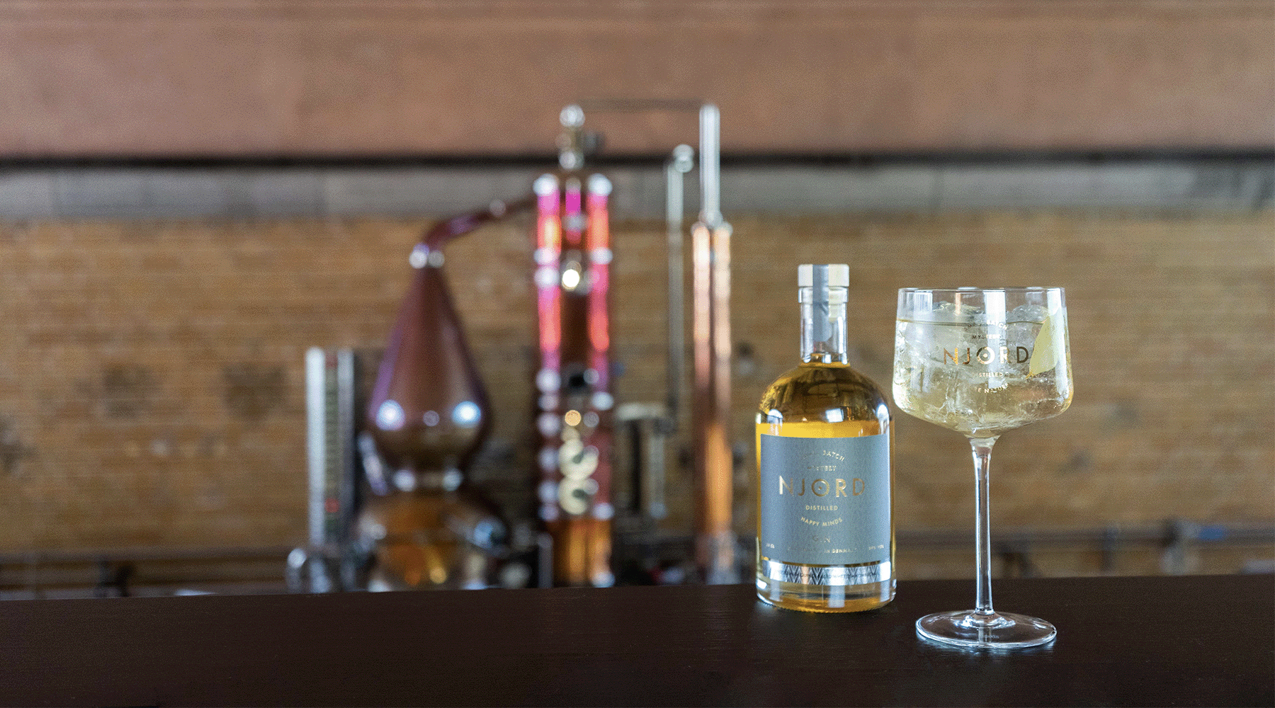 Distilled Happy Minds Kombucha G&T