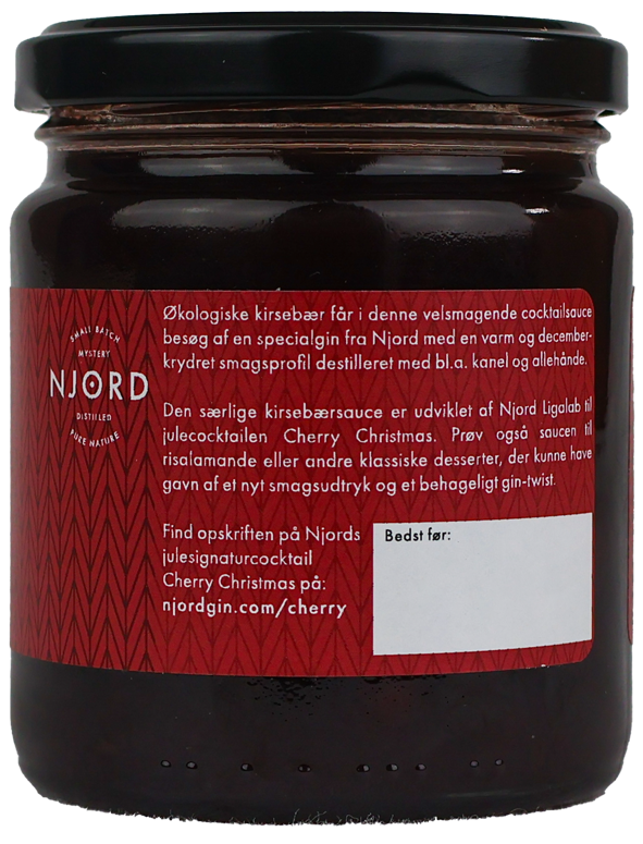 Grandmaster Distiller&#39;s Cocktail Sauce with cherries and Njord Gin