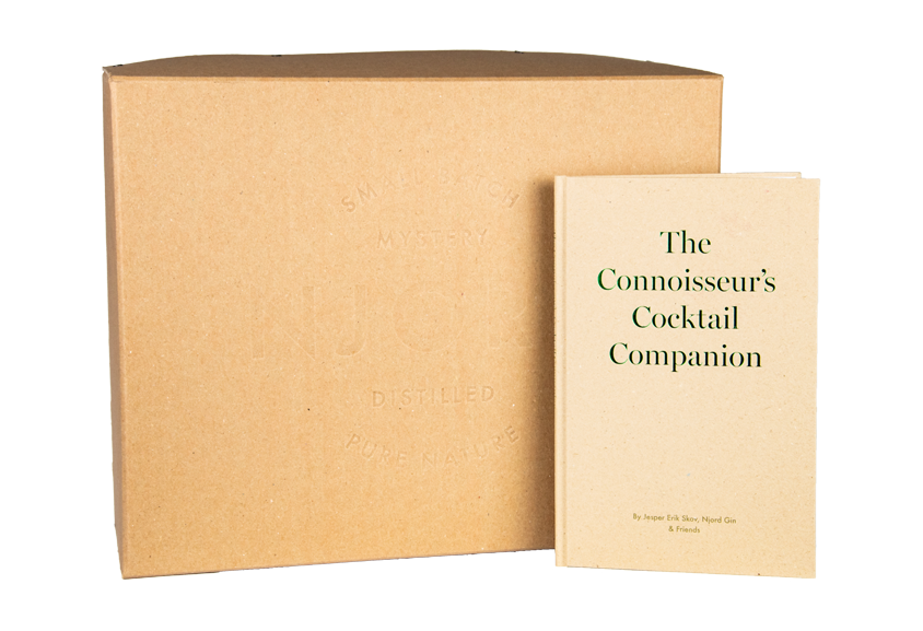 Cocktail book in gift box