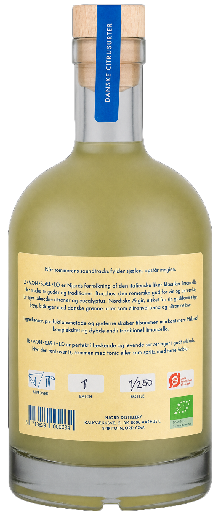 Njord lemonsjællo - citronlikør 