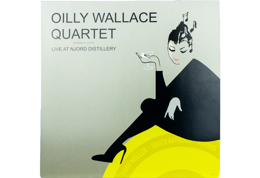 Olliy Wallace Quartet - live jazz album indspillet i Njord Gin Distillery