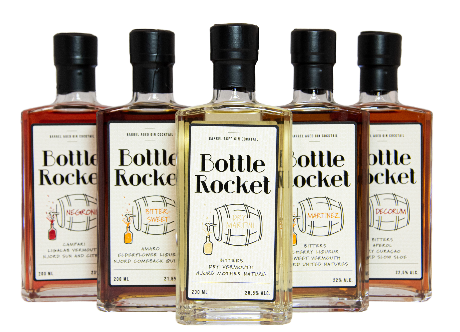Bottle Rocket bundle-5 bottles