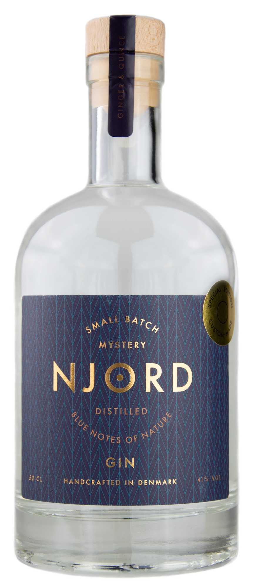 Distilled Blue Notes of Nature gin bottle-front